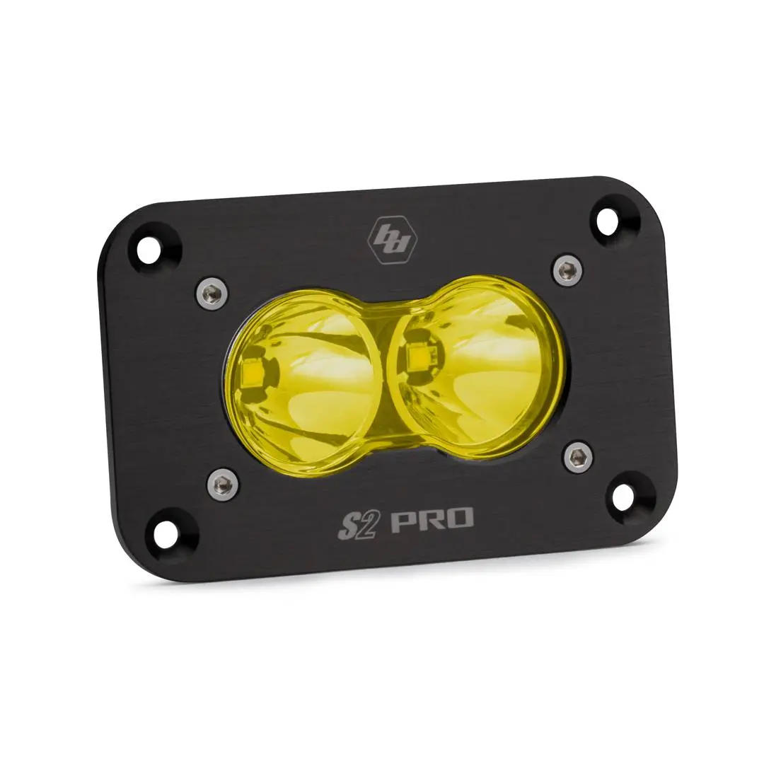 Baja Designs | Amber S2 Pro Work / Scene Led Flush Mount | 481016 1