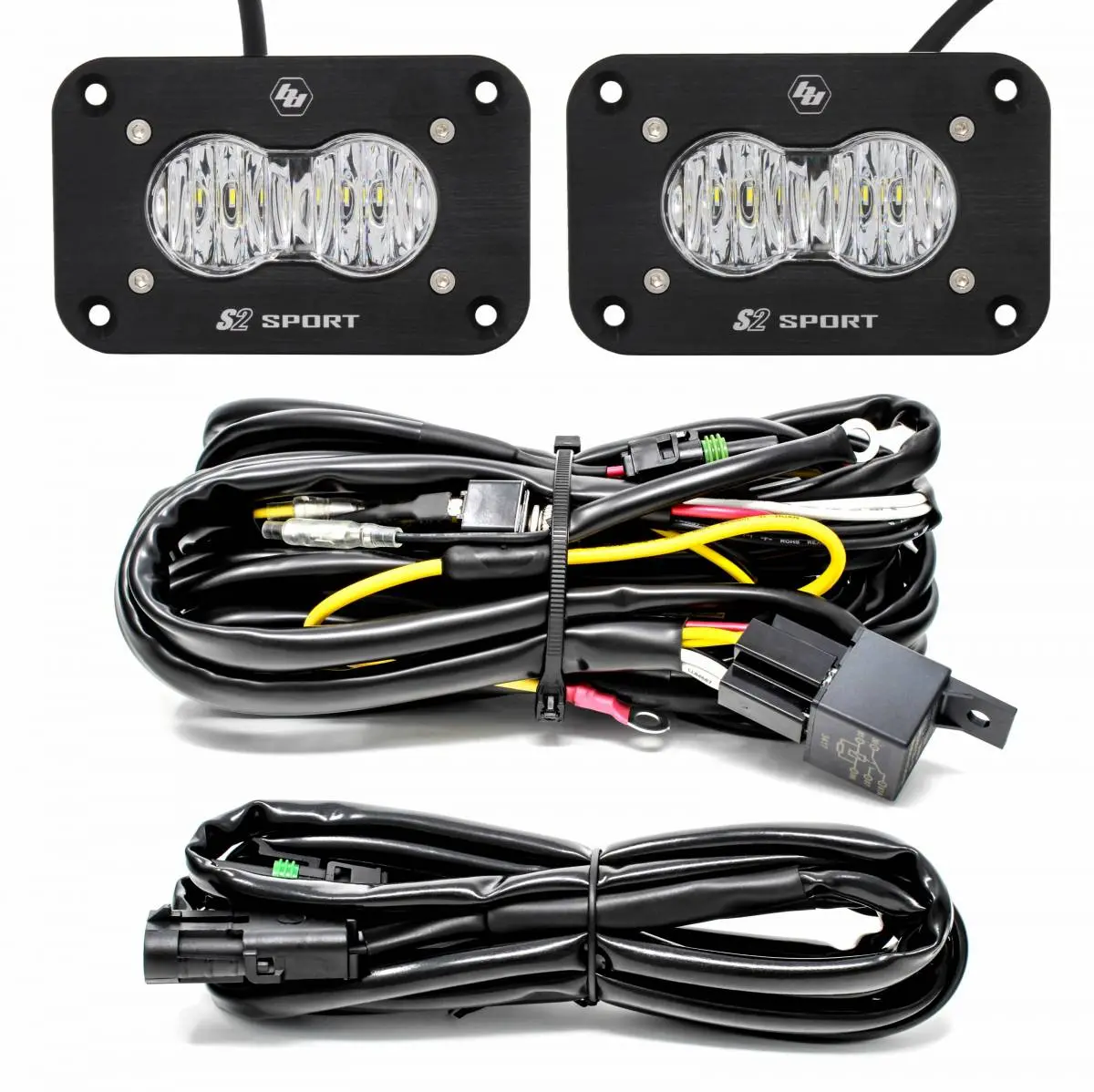 Baja Designs | S2 Pro Work / Scene Led Flush Mount Reverse Light Kit Pair | 487808 1