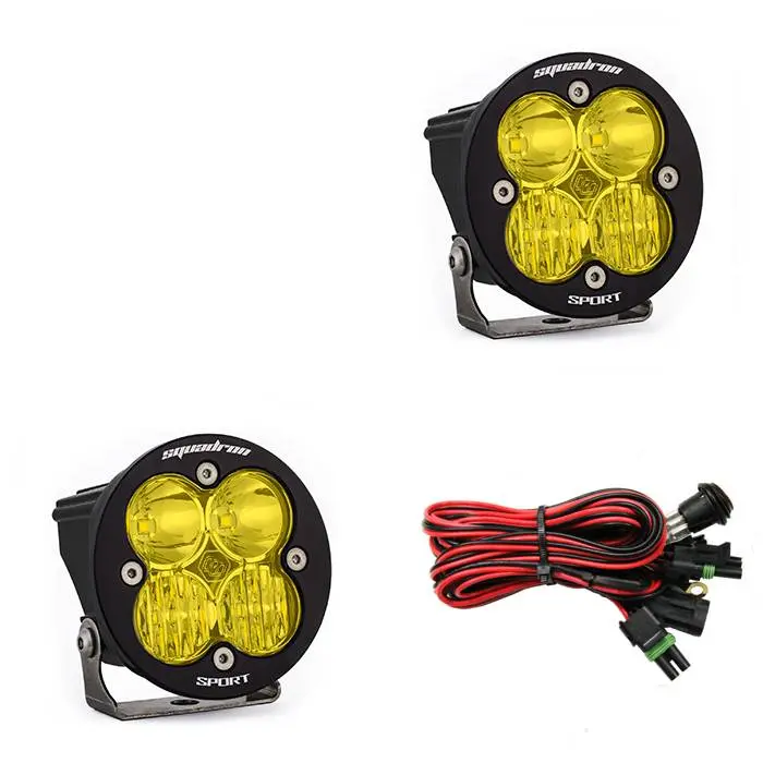 Baja Designs | Amber Squadron - R Sport Driving / Combo Led Pair | 587813 1