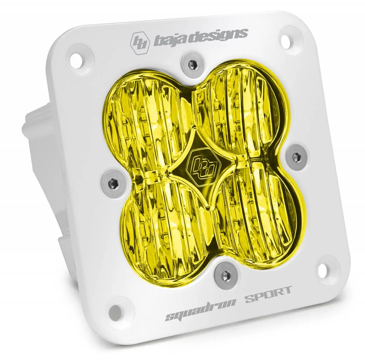Baja Designs | White Amber Squadron Sport Wide Cornering Led Flush Mount | 551015Wt 1