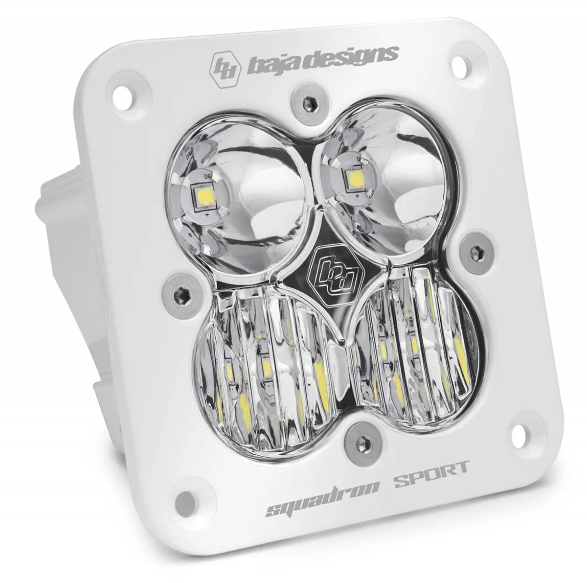 Baja Designs | White Squadron Sport Driving / Combo Led Flush Mount | 551003Wt 1