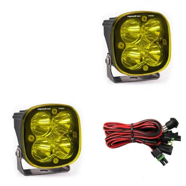 Baja Designs | Amber Squadron Pro Spot Pair Led Light 1