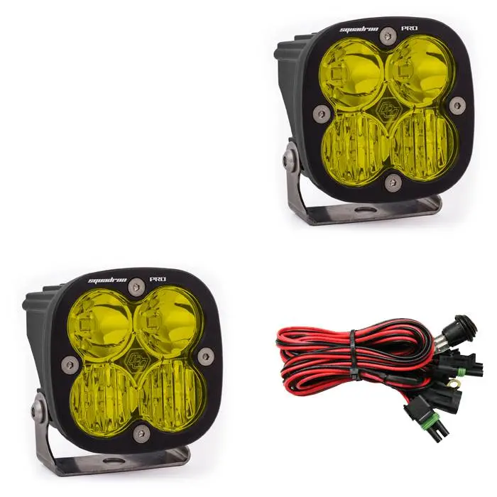 Baja Designs | Amber Squadron Pro Driving / Combo Pair Led | 497813 1