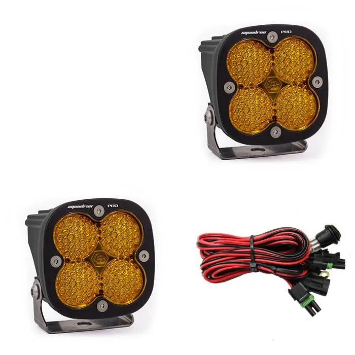 Baja Designs | Amber Squadron Pro Work / Scene Pair Led | 497816 1