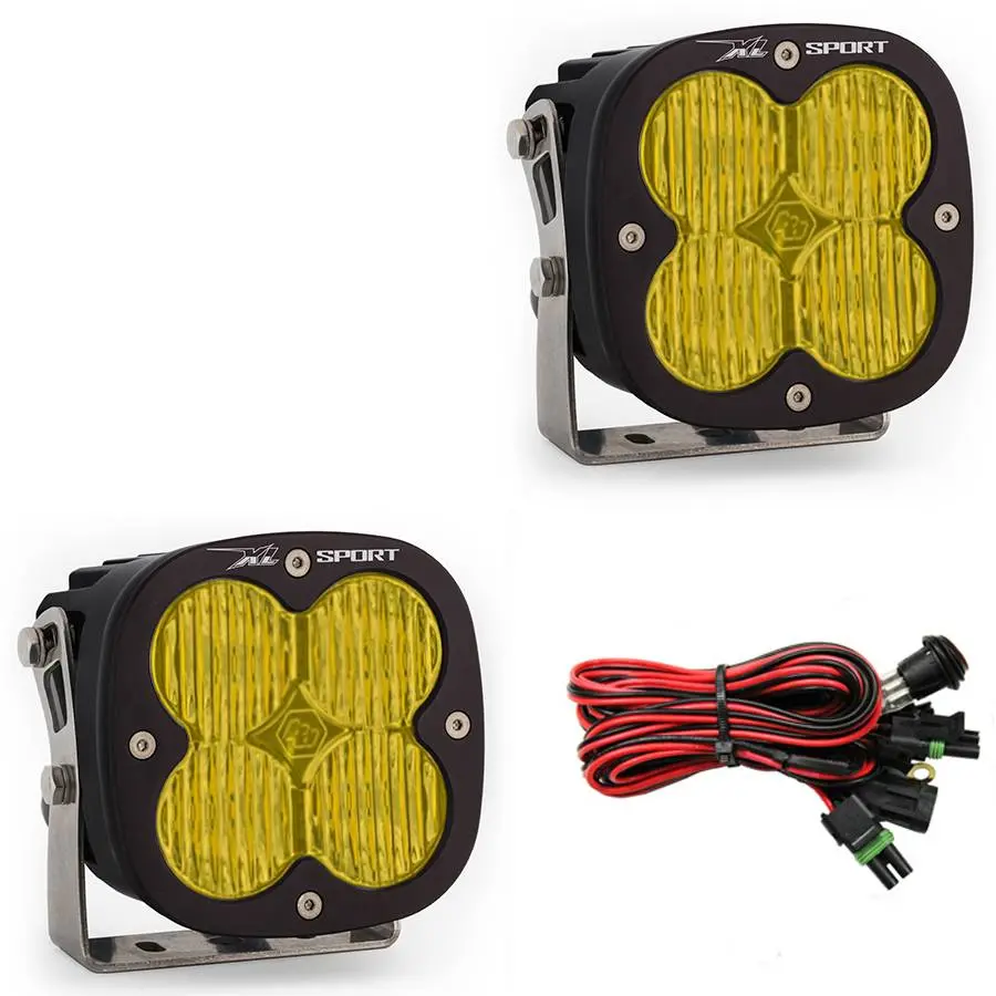 Baja Designs | Amber Xl Sport Wide Cornering Led Pair | 567815 1