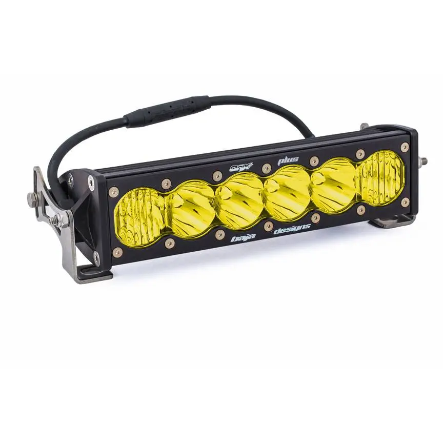 Baja Designs | Amber Onx6+ 10 Inch Straight Driving / Combo Led Light Bar | 451013 1