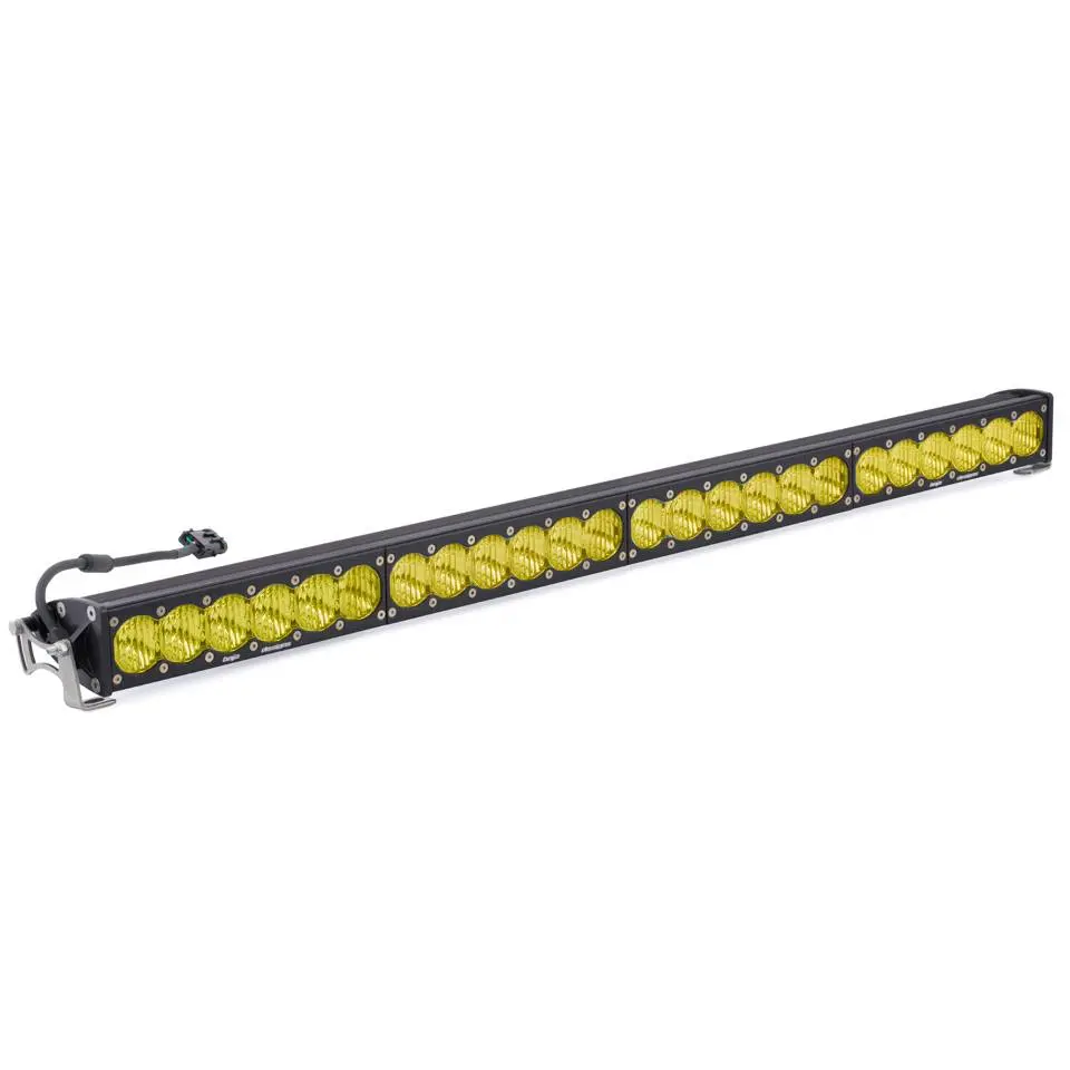 Baja Designs | Amber Onx6+ 40 Inch Straight Wide Driving Led Light Bar | 454014 1
