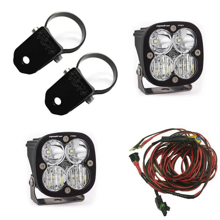 Baja Designs | Squadron Pro Light Kit 2 Inch A-Pillar Mounts With Harness | 497102 1