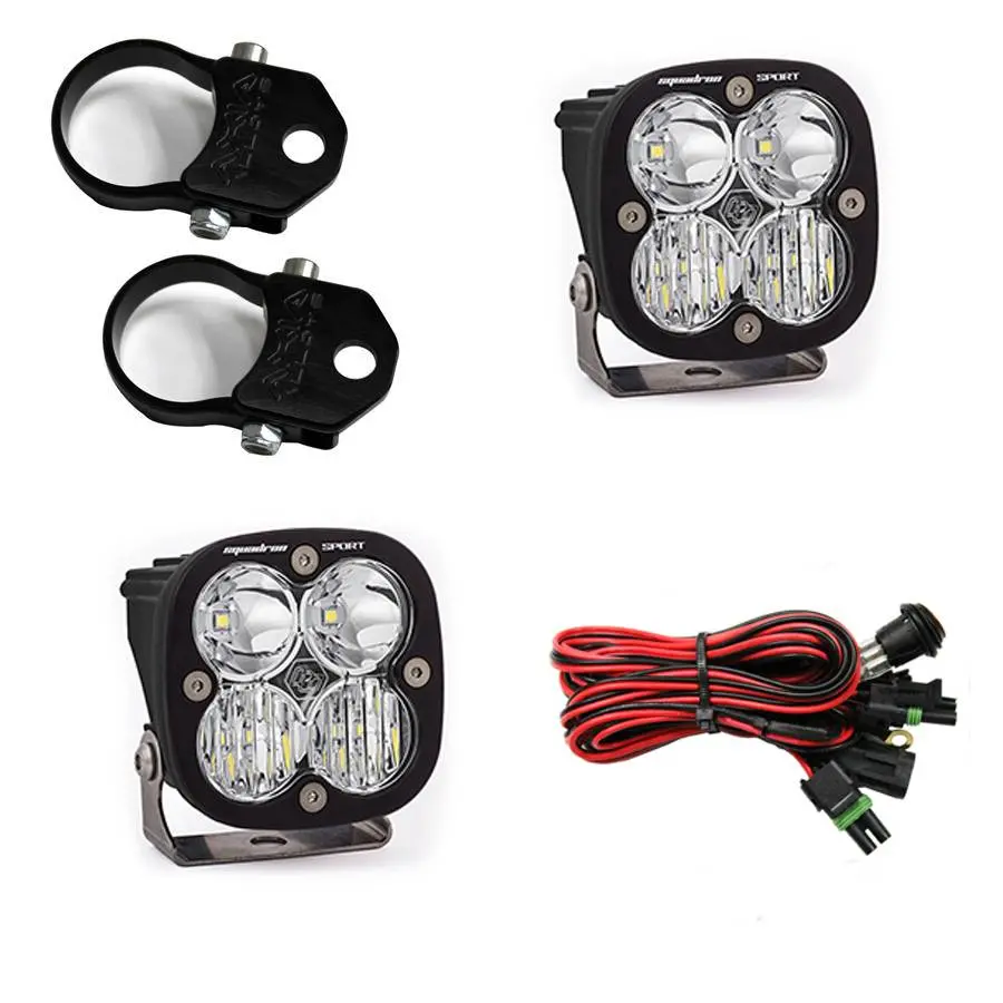 Baja Designs | Squadron Sport Light Kit 1.75 Inch A-Pillar Mounts With Harness | 557101 1