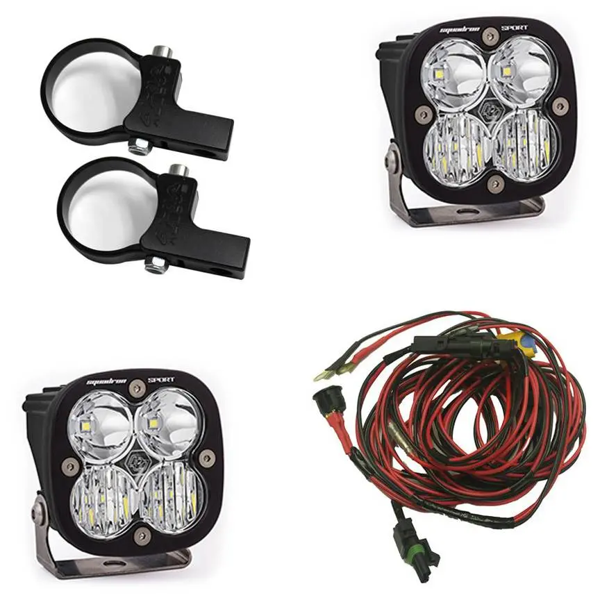 Baja Designs | Squadron Sport Light Kit 1.75 Inch Vertical Mounts With Harness | 557107 1
