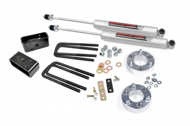 Rough Country | 2000-2006 Toyota Tundra 2Wd / 4Wd 2.5 Inch Lift Kit - No Struts With Premium N3 Rear Shocks 1