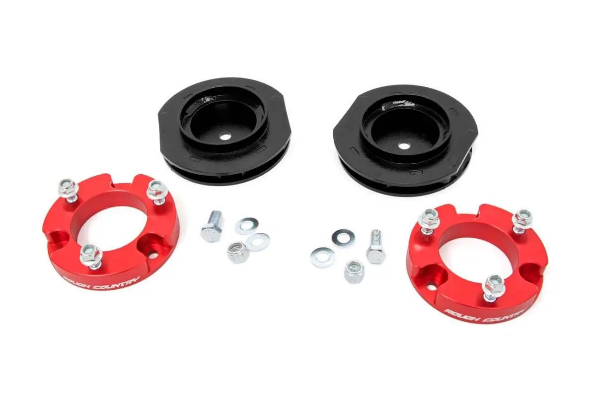 Rough Country | 2003-2009 Toyota 4Runner 4Wd Anodized Red 2 Inch Lift Kit 1