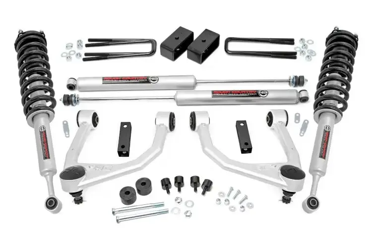 Rough Country | 2007-2021 Toyota Tundra 4Wd 3.5 Inch Lift Kit - Lifted Struts With N3 Rear Shocks 1