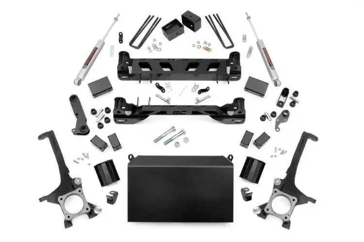 Rough Country | 2007-2015 Toyota Tundra 2Wd / 4Wd 4.5 Inch Lift Kit - Strut Spacers With N3 Rear Shocks 1