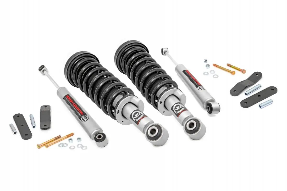 Rough Country | 2005-2024 Nissan Frontier 4Wd 2.5 Inch Lift Kit - Lifted N3 Struts 1