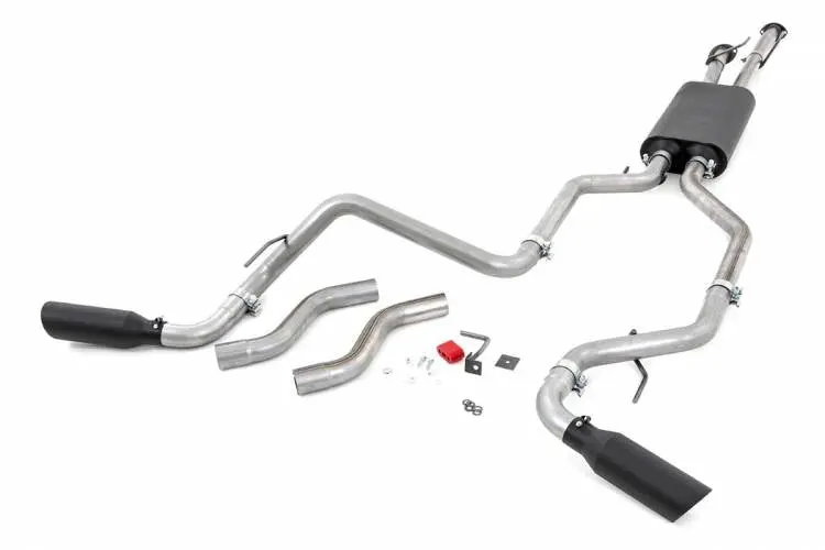 Rough Country | 2009-2021 Toyota Tundra 4.6L / 5.7L Stainless Cat-Back Exhaust 1