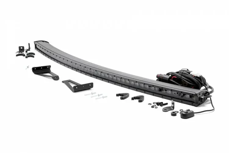 Rough Country | 2014-2021 Polaris Ranger 900Xp / 1000Xp Forward Facing 50 Inch Led Light Bar Kit - Dual Row - With Factory Wiper 1