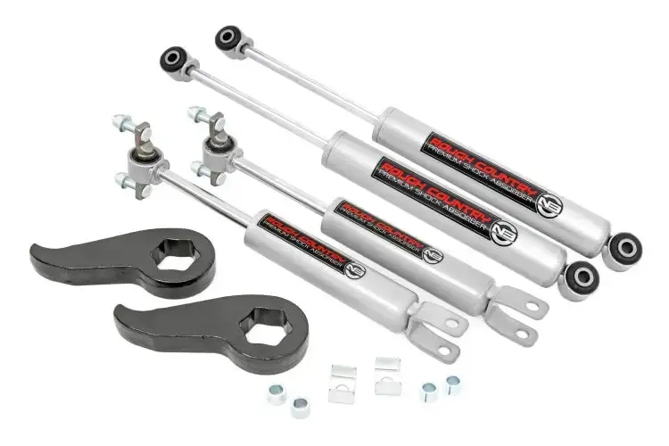 Rough Country | 2011-2019 Gm 2500 Hd / 3500 Hd 1.5 Inch To 2 Inch Leveling Kit - N3 Shocks 1