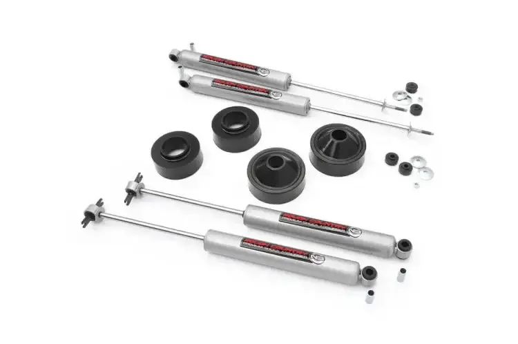 Rough Country | 2007-2018 Jeep Wrangler Jk 1.75 Inch Lift Kit With M1 Monotube Shocks 1