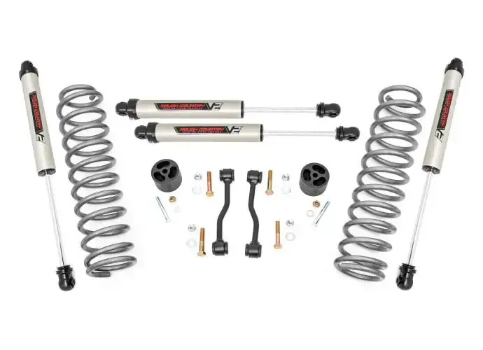Rough Country | 2020-2024 Jeep Gladiator Jt 4Wd 2.5 Inch Leveling Kit With V2 Monotube Shocks 1