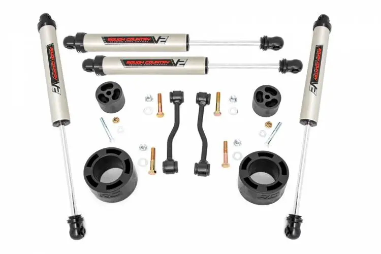 Rough Country | 2020-2024 Jeep Gladiator Jt 4Wd 2.5 Inch Leveling Kit With V2 Monotube Shocks 1