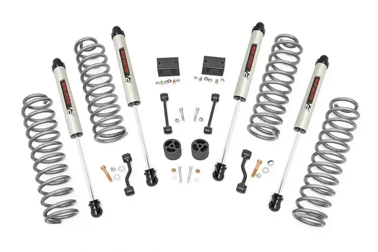 Rough Country | 2018-2023 Jeep Wrangler Jl Rubicon 4Wd 2.5 Inch Lift Kit With V2 Monotube Shocks 1
