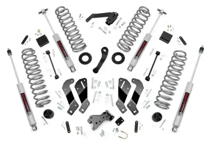 Rough Country | 2007-2018 Jeep Wrangler Jk 4Wd 3.5 Inch Lift Kit With M1 Monotube Shocks | 69340 1