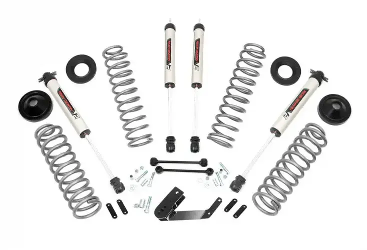 Rough Country | 2007-2018 Jeep Wrangler Jk 2Wd / 4Wd 3.25 Inch Lift Kit With V2 Monotube Shocks | 66970 1