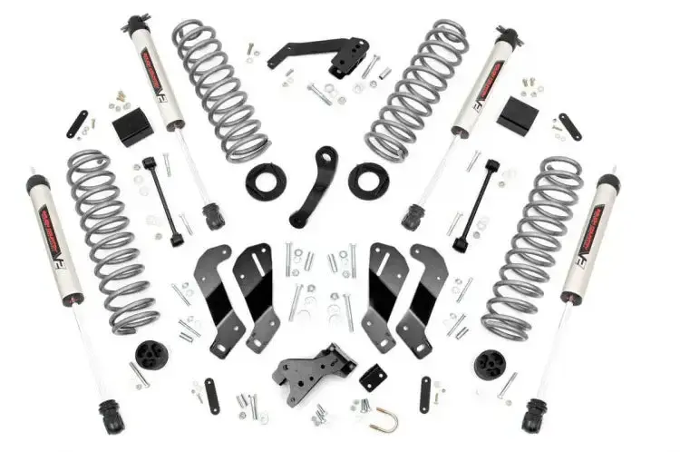 Rough Country | 2007-2018 Jeep Wrangler Jk 2Wd / 4Wd 3.5 Inch Lift Kit With V2 Monotube Shocks 1