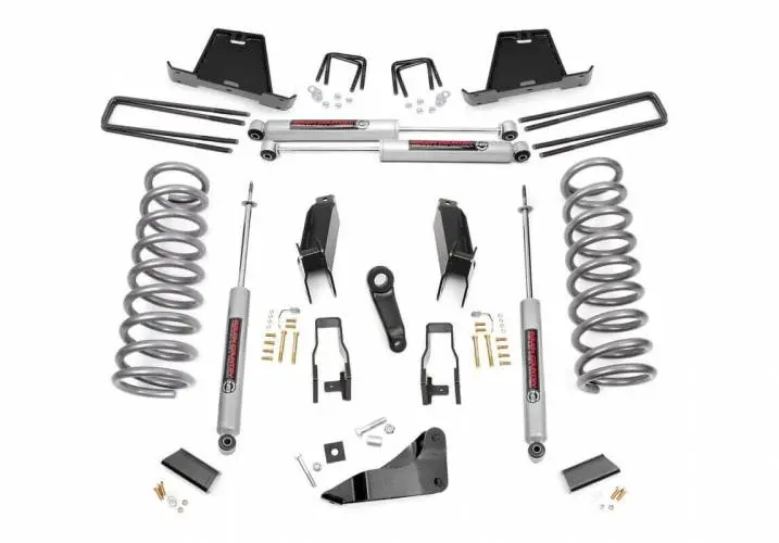 Rough Country | 2011-2012 Dodge Ram 3500 4Wd Mega Cab 5 Inch Lift Kit - Gas 1
