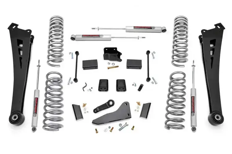 Rough Country | 2014-2018 Dodge Ram 2500 4Wd 5 Inch Lift Kit - Diesel - Dual Rate Front & Rear Coils - M1 Shocks 1
