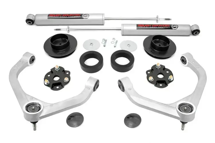 Rough Country | 2019-2022 Dodge Ram 1500 2Wd / 4Wd 3.5 Inch Lift Kit - No Struts - N3 Shocks 1