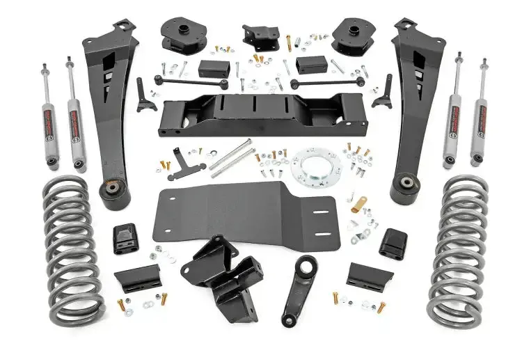 Rough Country | 2019-2024 Dodge Ram 2500 4Wd 5 Inch Lift Kit - Standard Rate Front Coil Springs - N3 Shocks 1