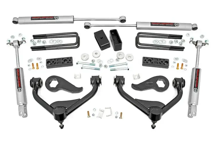 Rough Country | 2020-2023 Gm 3500 Hd Drw 3 Inch Lift Kit - N3 Shocks 1