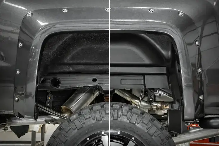 Rough Country | 2015-2019 Chevrolet Silverado 2500 Hd / 3500 Hd Rear Wheel Well Liners | 4215 1