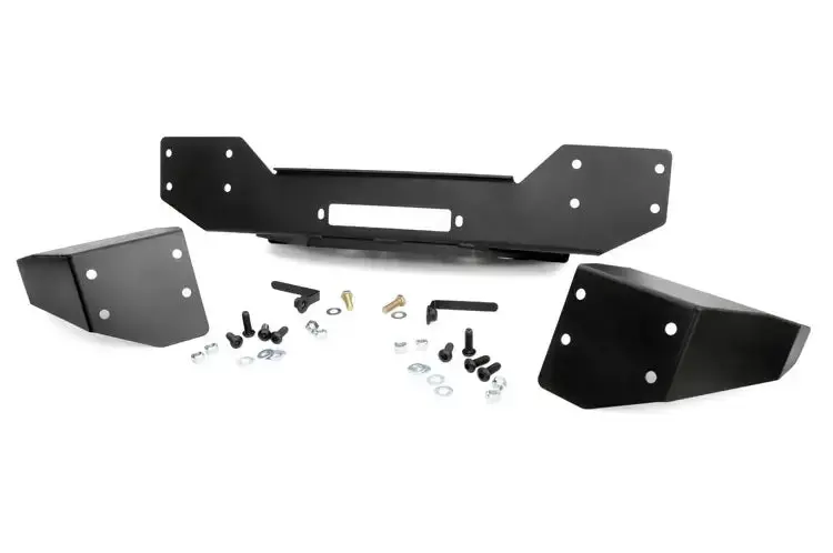 Rough Country | 2007-2018 Jeep Wrangler Jk Front Hybrid Stubby Bumper With Fog Light Mounts *Discontinued* 1
