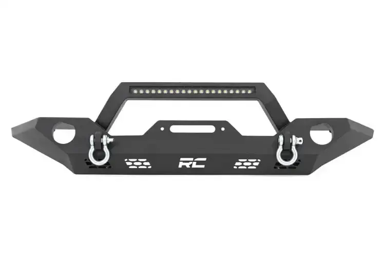 Rough Country | Jeep Gladiator Jt / Wrangler Jk / Jl Sport Oe Fog Front Winch Bumper 1