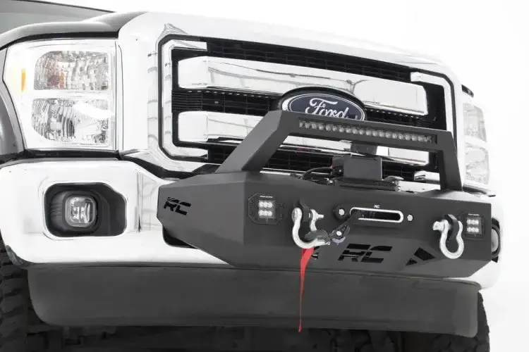 Rough Country | 2011-2016 Ford Super Duty 2Wd / 4Wd Exo Winch Mount Kit | 51006 1