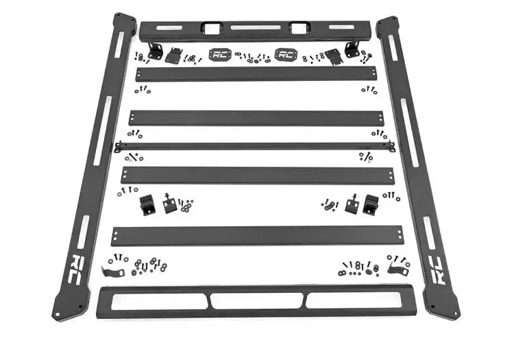 Rough Country | 2007-2018 Jeep Wrangler Jk 4Wd Roof Rack With Led Lights | 10615 1