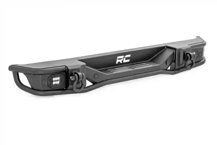 Rough Country | 2018-2024 Jeep Wrangler Jl / Wrangler 4Xe 4Wd Tubular Rear Bumper 1
