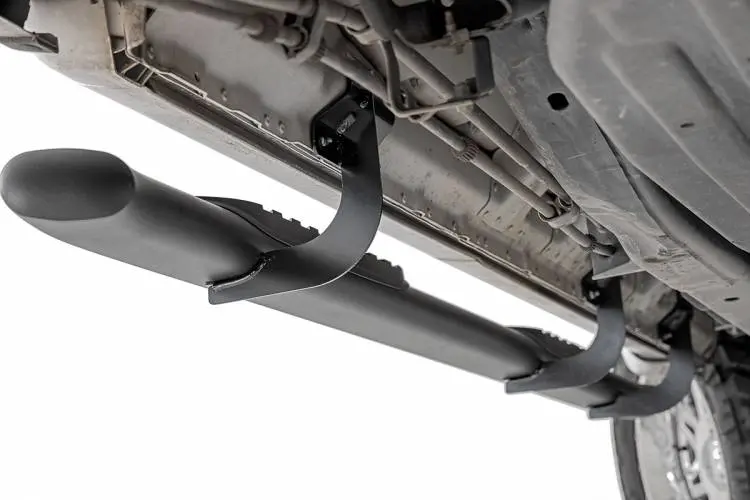 Rough Country | 2015-2024 Ford F150 Crew Cab Black Oval Nerf Steps 2