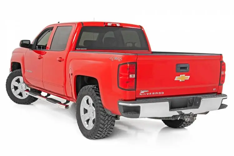 Rough Country | 2007-2019 Gm 1500 / 2500 Hd / 3500 Hd Crew Cab Stainless Oval Steps 2