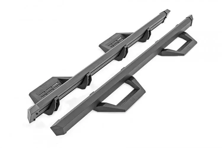 Rough Country | 2005-2023 Toyota Tacoma Double Cab 2Wd / 4Wd Srx2 Adjustable Aluminum Steps 1