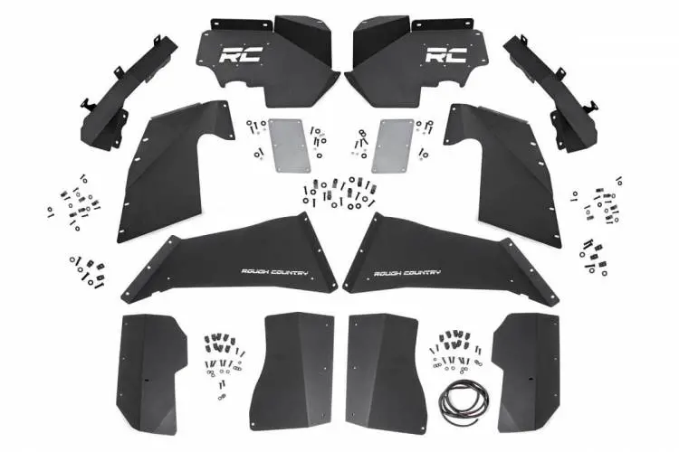 Rough Country | 2007-2018 Jeep Wrangler Jk 4Wd Front & Rear Inner Fenders (Only For Vertex Shocks) 1