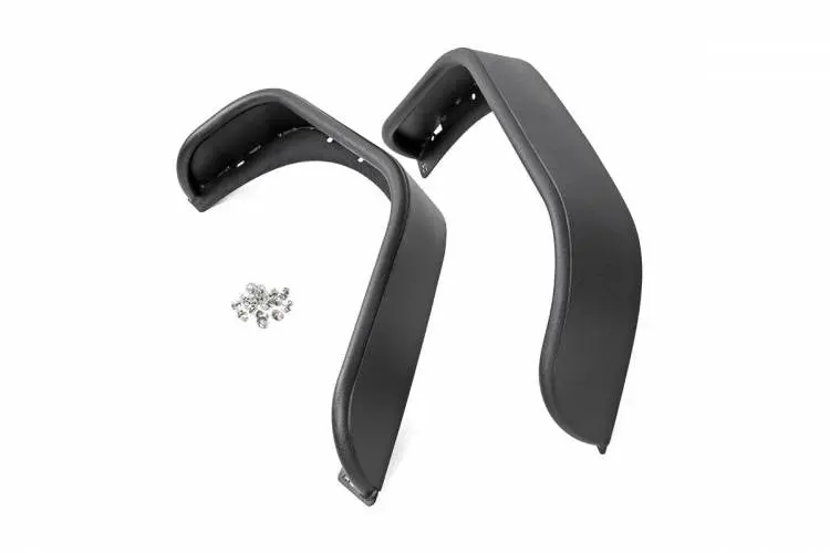 Rough Country | 2007-2018 Jeep Wrangler Jk Steel Flat Front Fender Flares 1