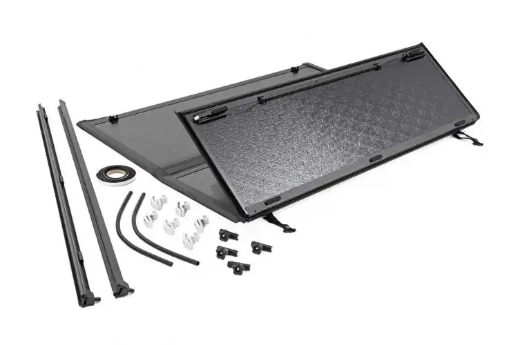 Rough Country | 2008-2016 Ford Super Duty Hard Low Profile Bed Cover - 6' 10 Inch Bed 1