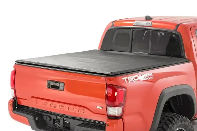 Rough Country | 2016-2023 Toyota Tacoma 5' Bed With Cargo Management Soft Tri-Fold Bed Cover 1