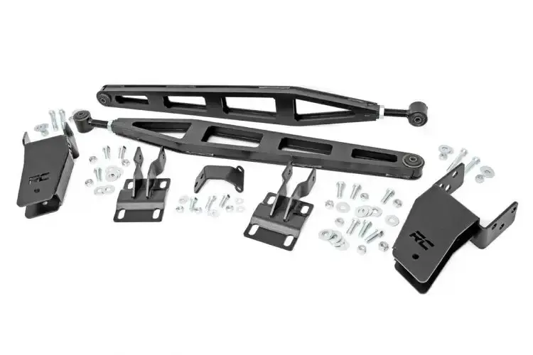 Rough Country | 2008-2016 Ford Super Duty Traction Bar Kit - 0 Inch To 3 Inch Lift Height (Stock U-Bolt Position) 1