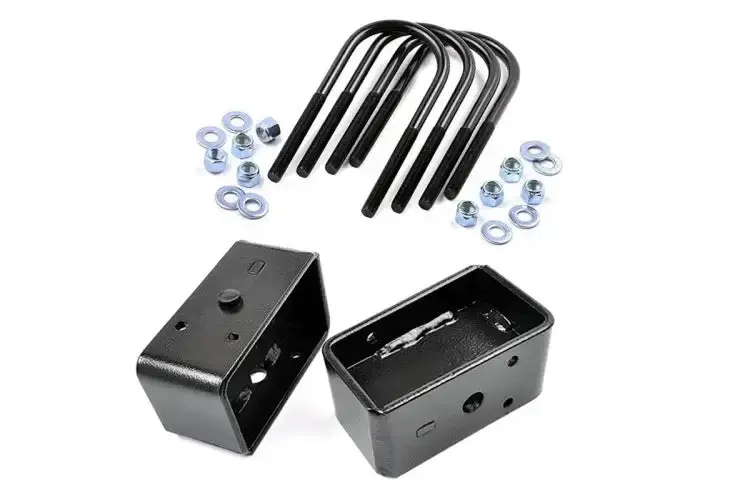 Rough Country | 2005-2023 Toyota Tacoma 2 Inch Block & U-Bolt Kit | 6549 1