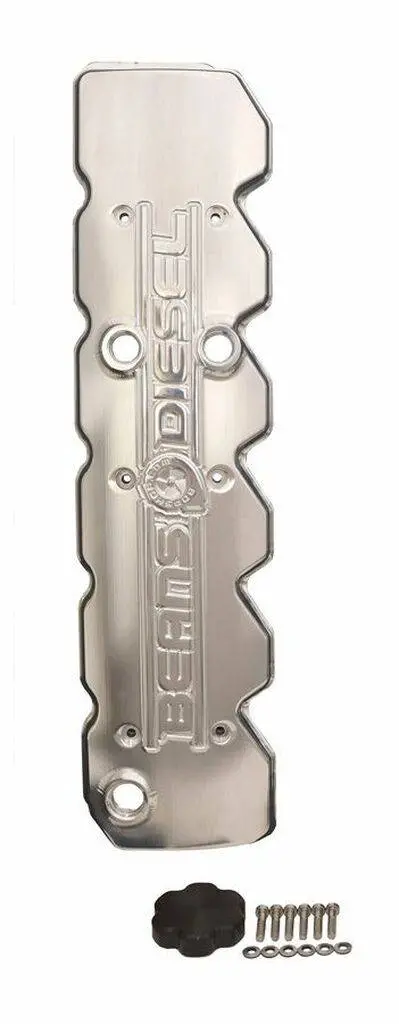Beans Diesel | 03-05 Cummins Billet Round Top Valve Cover With Dual Ccv Outlets No Logo Or Bean Machine Billet Aluminum - Comes With Oil Cap Cover 1